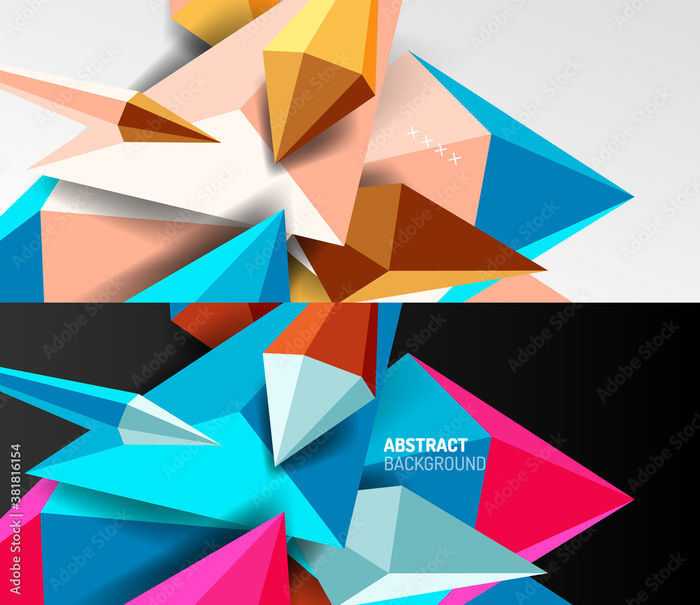 Set of trendy geometric patterns. Abstract backgrounds for covers, banners, flyers and posters and other templates Set of trendy geometric patterns. Abstract backgrounds for covers, banners, flyers and posters and other templates