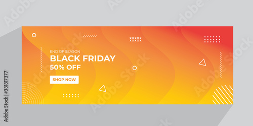Black Friday Sale Facebook Cover
