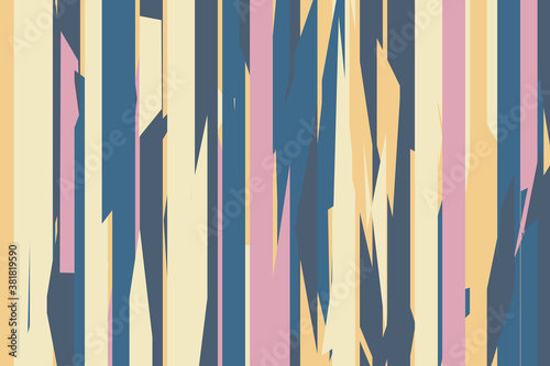 Pattern vintage vector with careless strokes as vertical lines. Abstract sharp background.