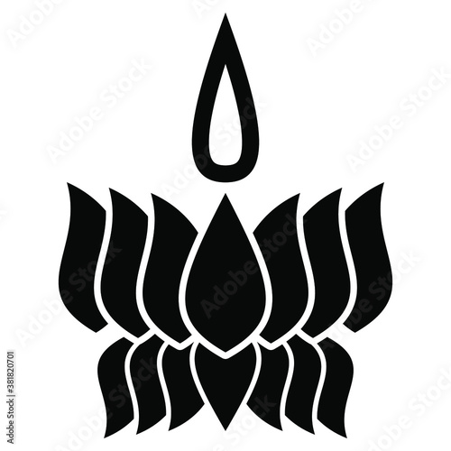 Religion symbol icon vector