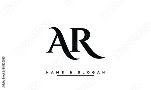AR, RA, A, R  Abstract Letters Logo Monogram