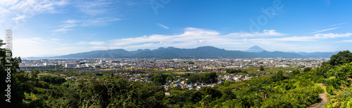 箱根外輪と小田原市と富士山