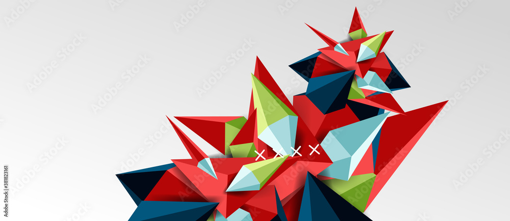 3d low poly abstract shape background vector illustration 3d low poly abstract shape background vector illustration