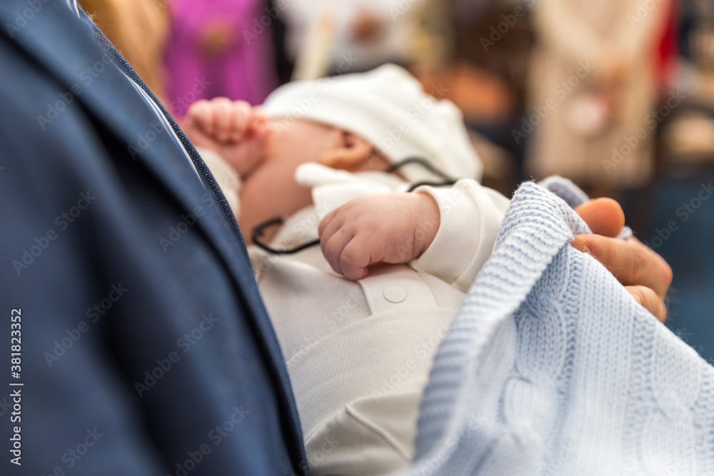 Fototapeta premium newborn child