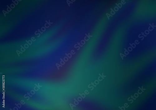 Dark BLUE vector modern elegant background. Colorful illustration in abstract style with gradient. The blurred design can be used for your web site. © Dmitry