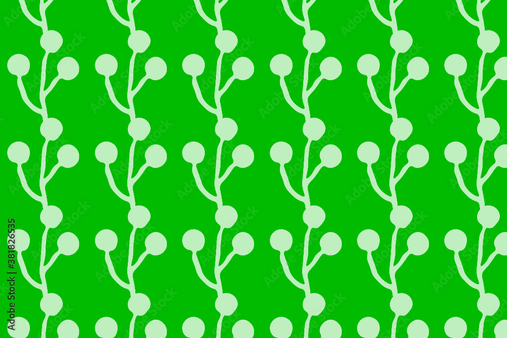 Fototapeta premium Unique floral pattern design. Perfect for wallpapers, decorations and backgrounds.