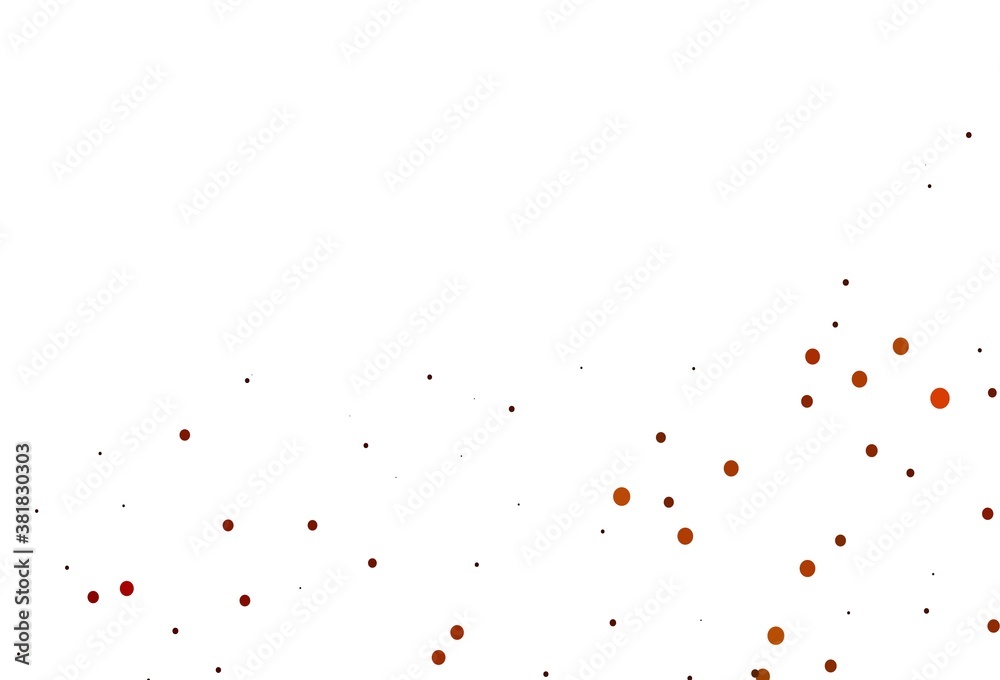 Light Red vector cover with spots. Light Red vector cover with spots.