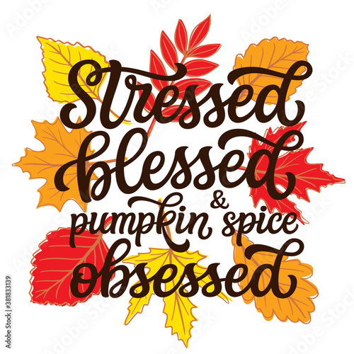 Stressed, blessed and pumpkin spice obsessed