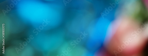 blur blue red green glow light abstract banner background