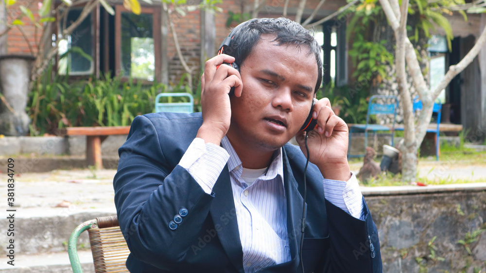 business and office, people concept - friendly young businessman business and office, people concept - friendly young businessman