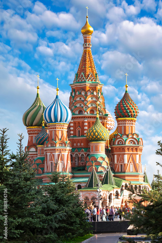 Photography St. Basil's Cathedral. Moscow. Russia