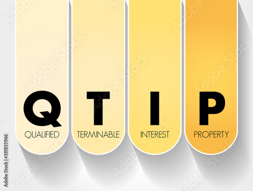 QTIP - Qualified Terminable Interest Property acronym, concept background