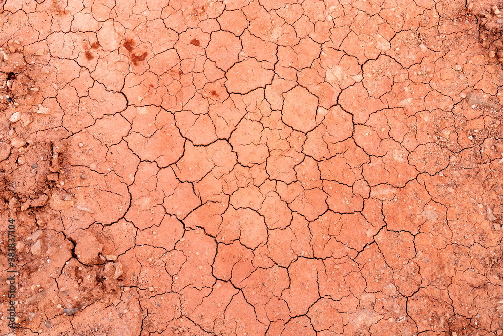 Dry, cracked ground into the dry season. Global warming and climate change. Dry, cracked ground into the dry season. Global warming and climate change.