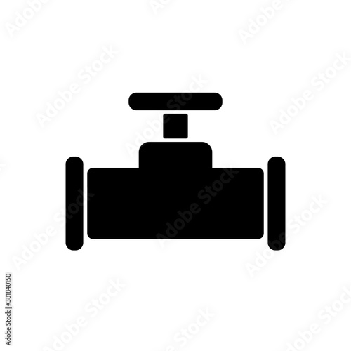 Black Tap icon, flat design style