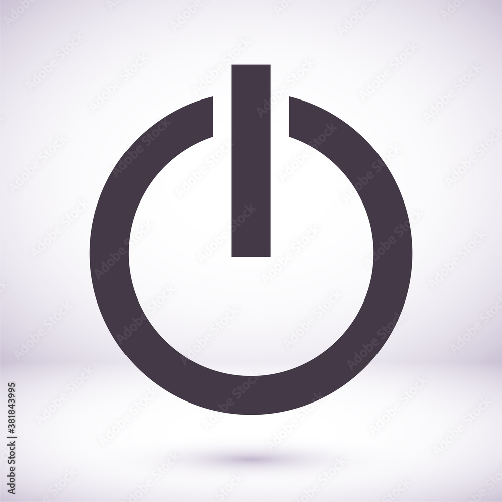 power off icon vector. lorem ipsum Flat Design JPG power off icon vector. lorem ipsum Flat Design JPG