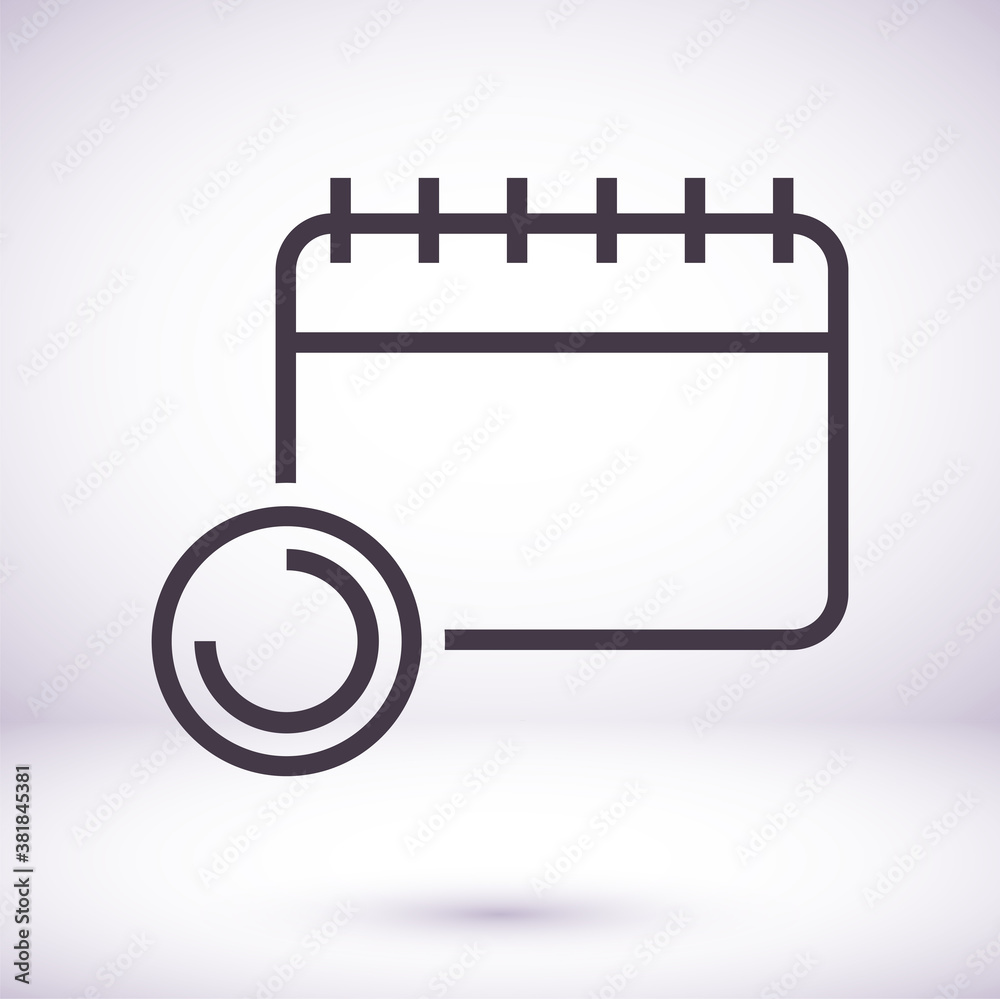calendar time 10 eps bond icon design vector graphics calendar time 10 eps bond icon design vector graphics