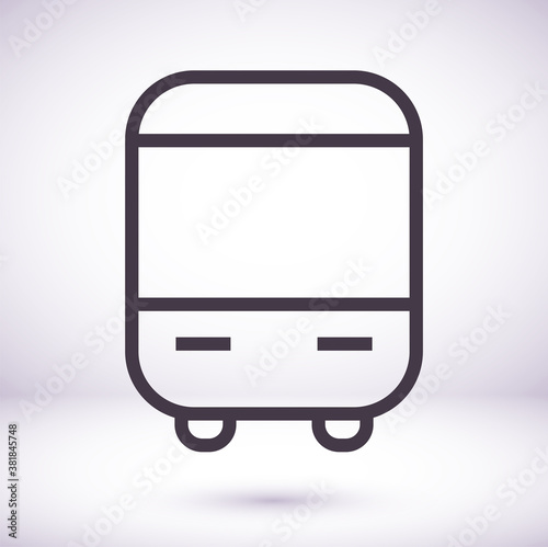 10 eps bus bond icon design vector graphic