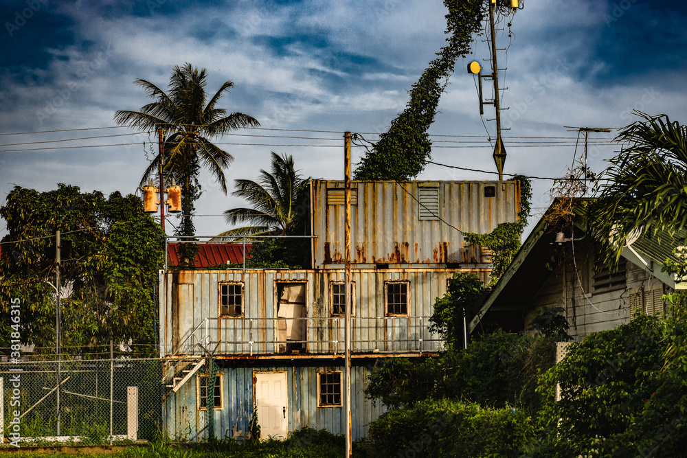 Shipping container house, Tobago