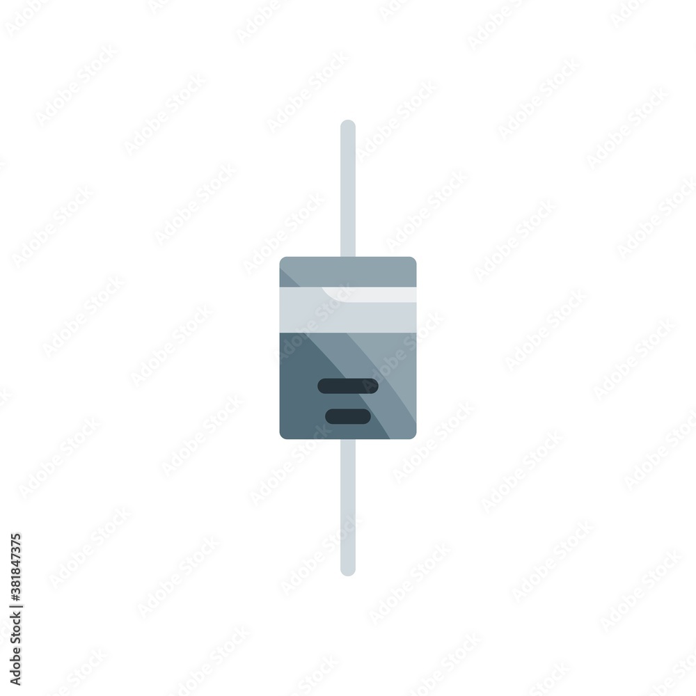 diode icon in flat style. vector illustration for graphic designer, website, UI isolated on white background. EPS 10 diode icon in flat style. vector illustration for graphic designer, website, UI isolated on white background. EPS 10