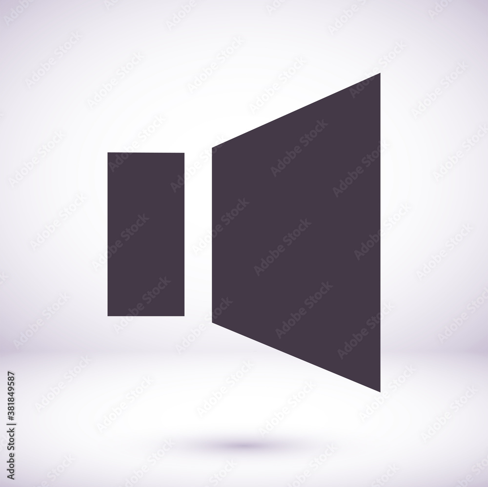 Speaker vector icon. Mail Icon Symbols vector icon. symbol for web site Computer vector icon and mobile vector. Speaker vector icon. Mail Icon Symbols vector icon. symbol for web site Computer vector icon and mobile vector.