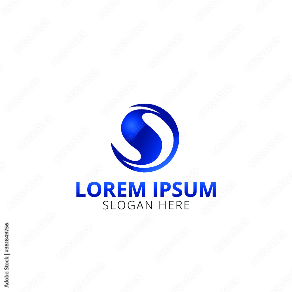 Creative And Unique S Letter Logo Design Template