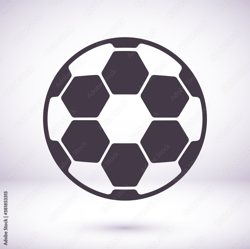 Soccer ball vector icon. Soccer ball isolated on a white background. Vector logo illustration.vector icon Football sport symbo Soccer ball vector icon. Soccer ball isolated on a white background. Vector logo illustration.vector icon Football sport symbo