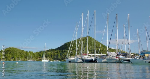 Bay of Nidri in Lefkas island