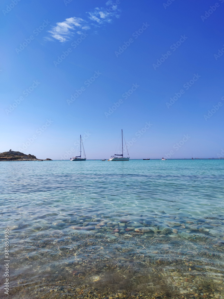 Sardegna, Spiaggia di Punta Molentis, Villasimius.