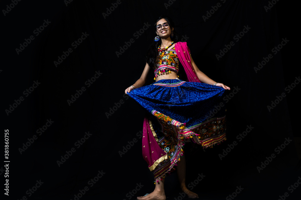 Adult Female Model In Traditional Chaniya Choli Stock Photo  Download  Image Now  Garba  Dance Navratri Women  iStock