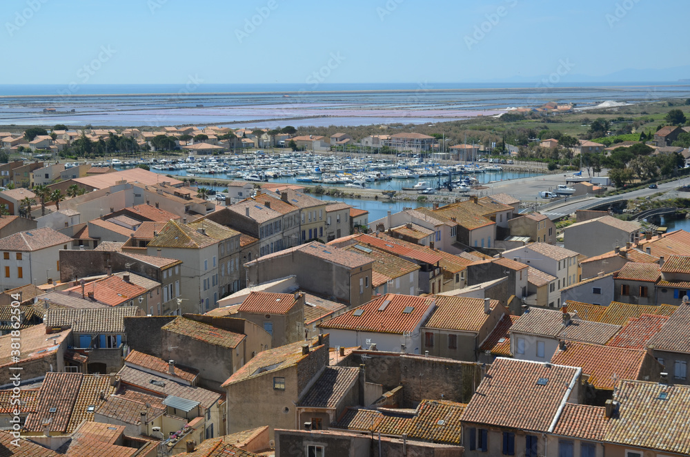 view of the city gruissan