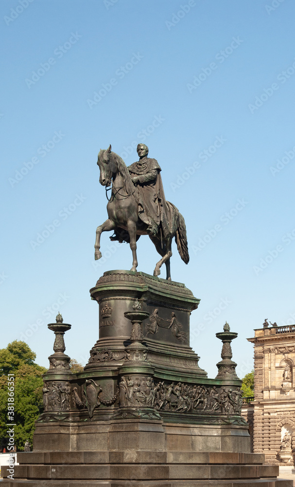 Monument to John of Saxony in Dresden