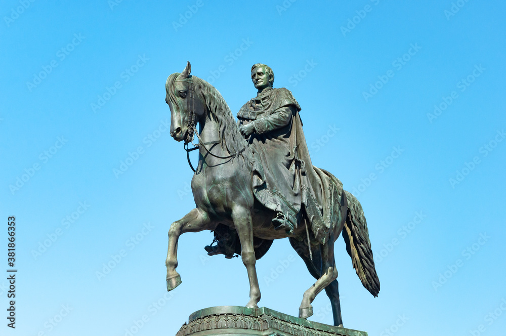 Monument to King John of Saxony in Dresden