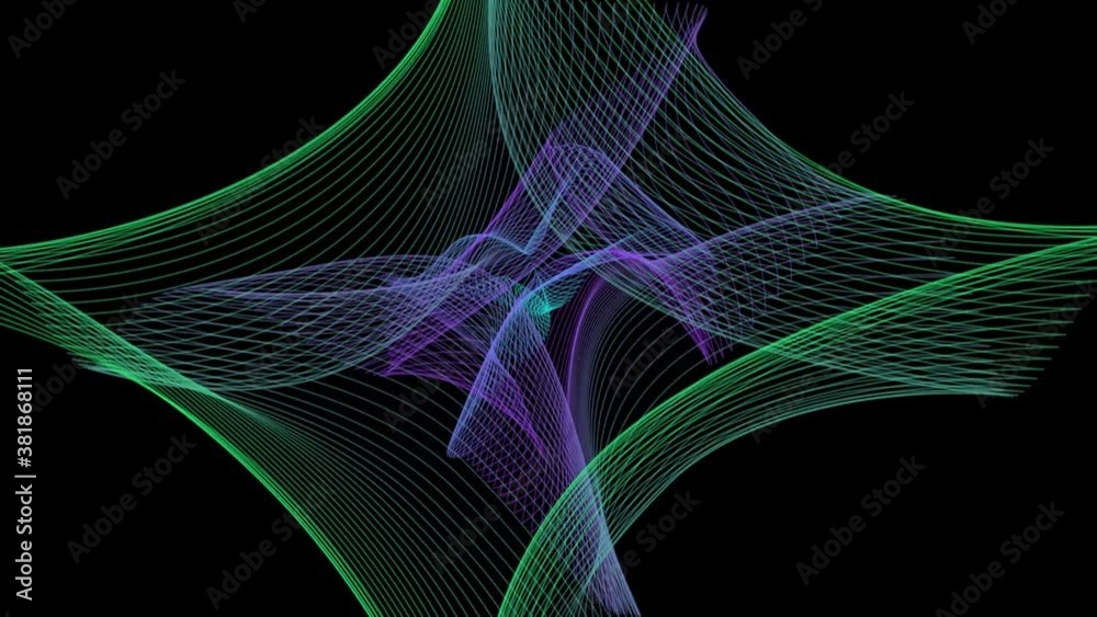 Abstract animated background simulating energy waves Abstract animated background simulating energy waves