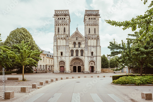 Klosterkirche Sainte-Trinité in Caen die Hauptstadt des Département Calvados in der Normandie Frankreich