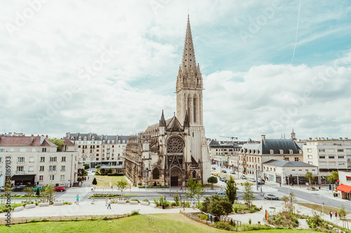 Kirche Saint Pierre in Caen die Hauptstadt des Département Calvados in der Normandie Frankreich