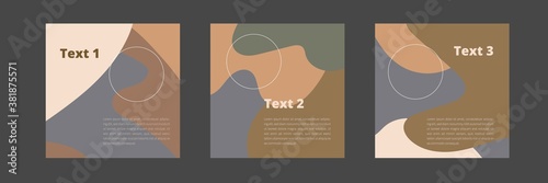 social media banner template. social media post background. abstract shape background for banner, poster, quote