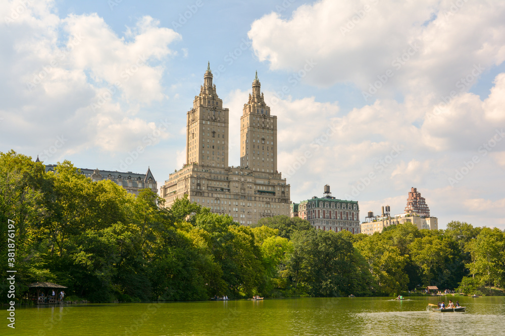 Central Park with The Beresford building in the background