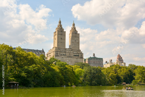 Central Park with The Beresford building in the background