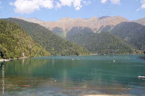 Lake Ritsa in Abkhazia