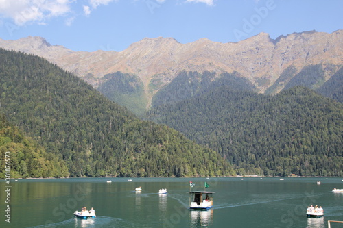 Lake Ritsa in Abkhazia