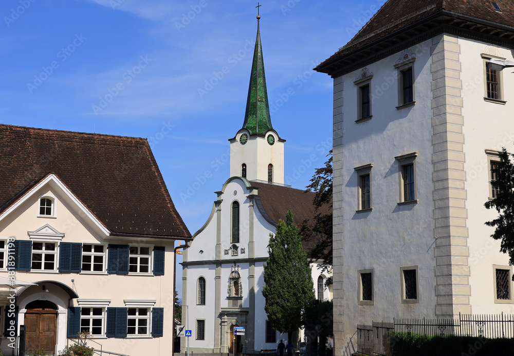 Obraz premium Hohenems Zentrum