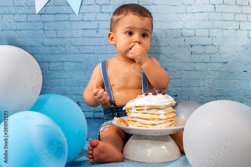 Foto Party for one year baby boy
