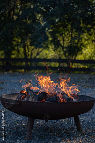 Feuer in einer Feuerschale