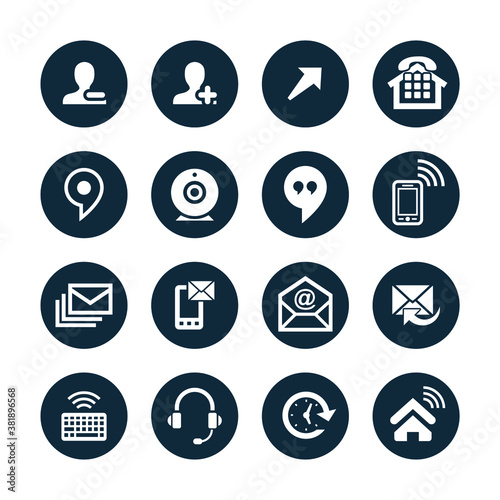 Communication icons