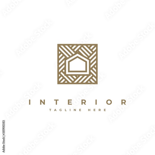 interior logo design inspiration symbol vector template