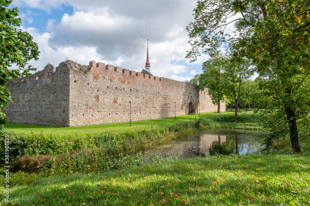 ruins of castle estonia europe