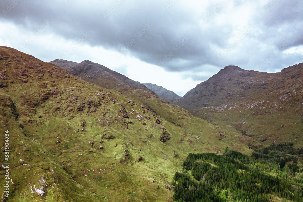 Forests and Mountains in the Scottish Highlands