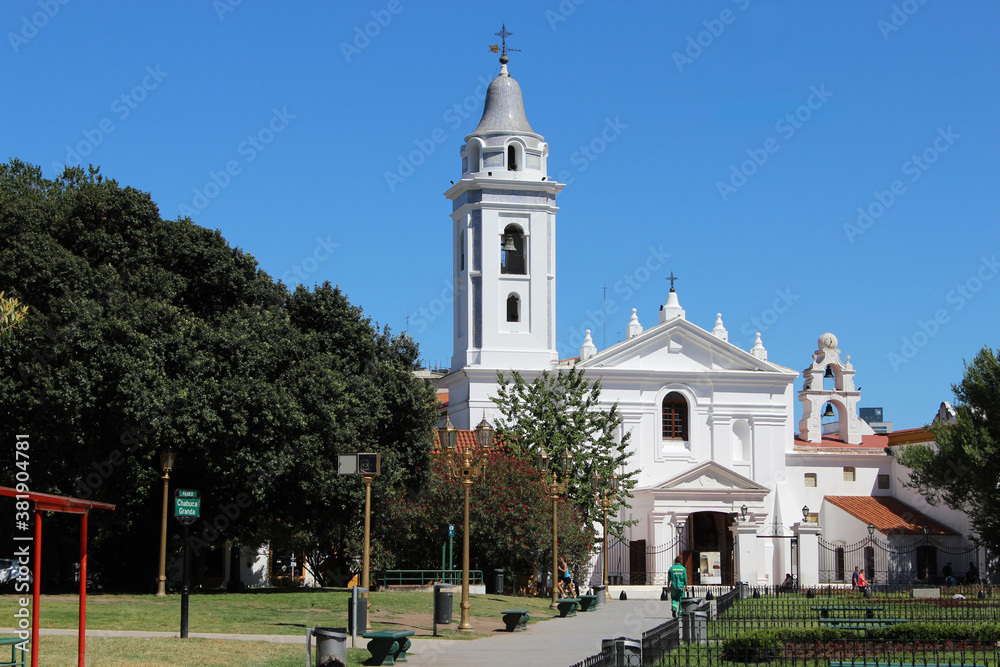 Recoleta church, dedicated to Nuestra Senora del Pilar in Buenos Aires, Argentina.