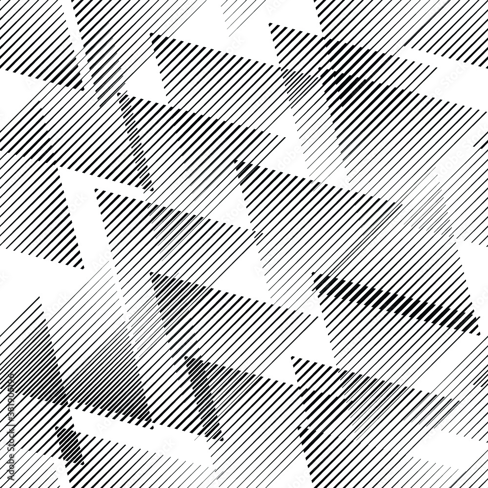Seamless pattern with lines.Triangles
unusual poster Design .Black Vector stripes .Geometric shape. Endless texture Seamless pattern with lines.Triangles
unusual poster Design .Black Vector stripes .Geometric shape. Endless texture