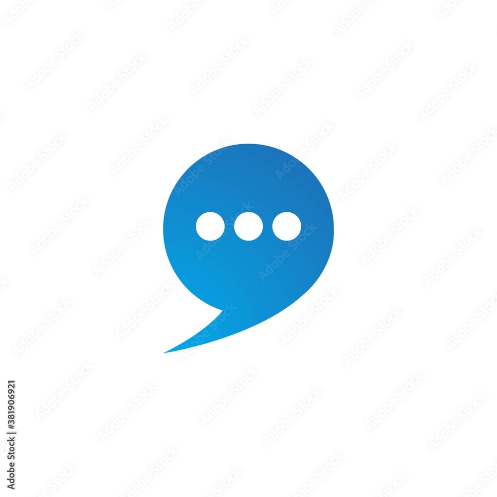 chat icon vector